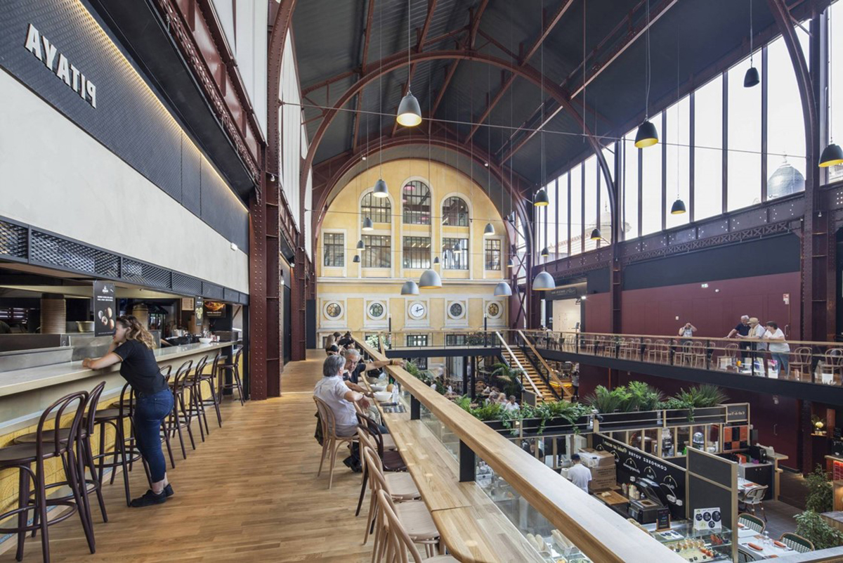 gare sud aménagement food court