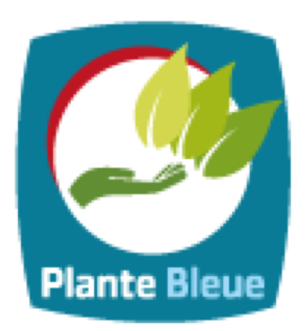 label plante bleue