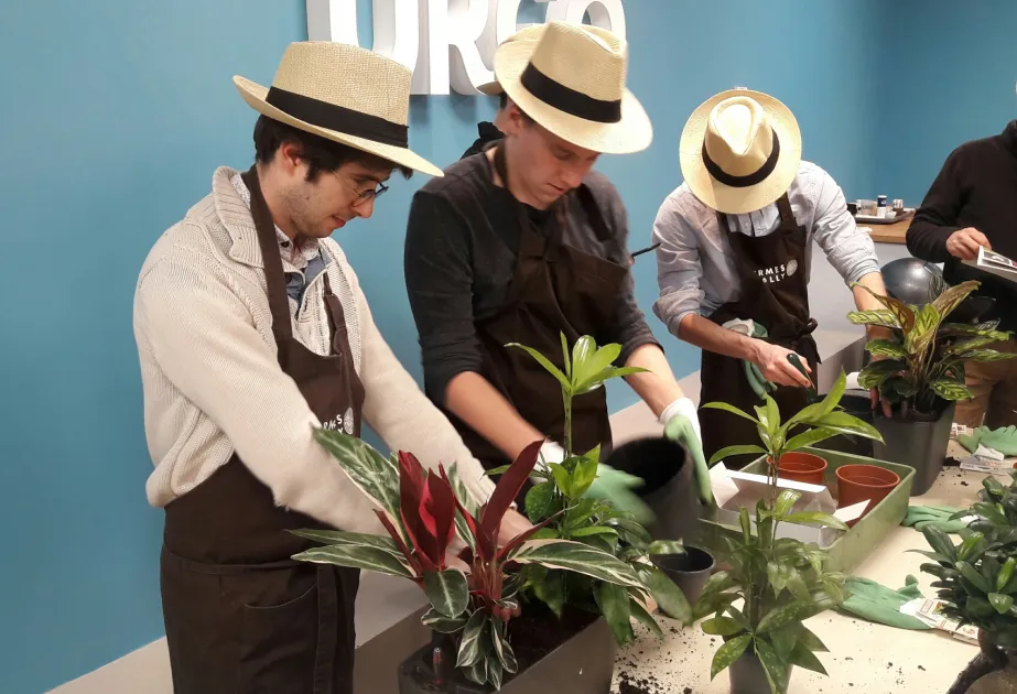 Animation jardinage en entreprise