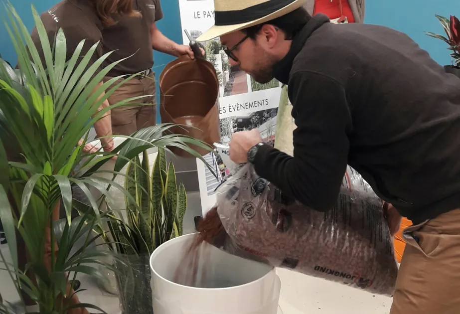 Animation jardinage en entreprise