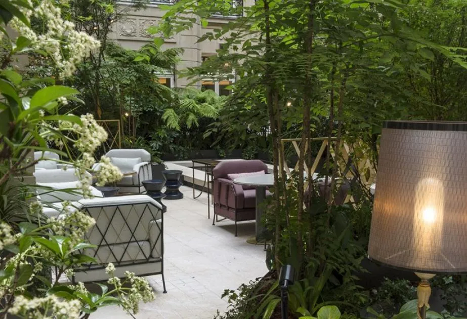 Terrasse hotel palace luxe