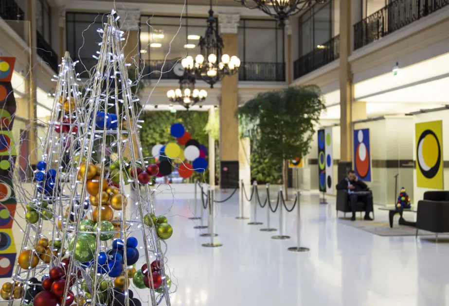 Décorations de Noël entreprise