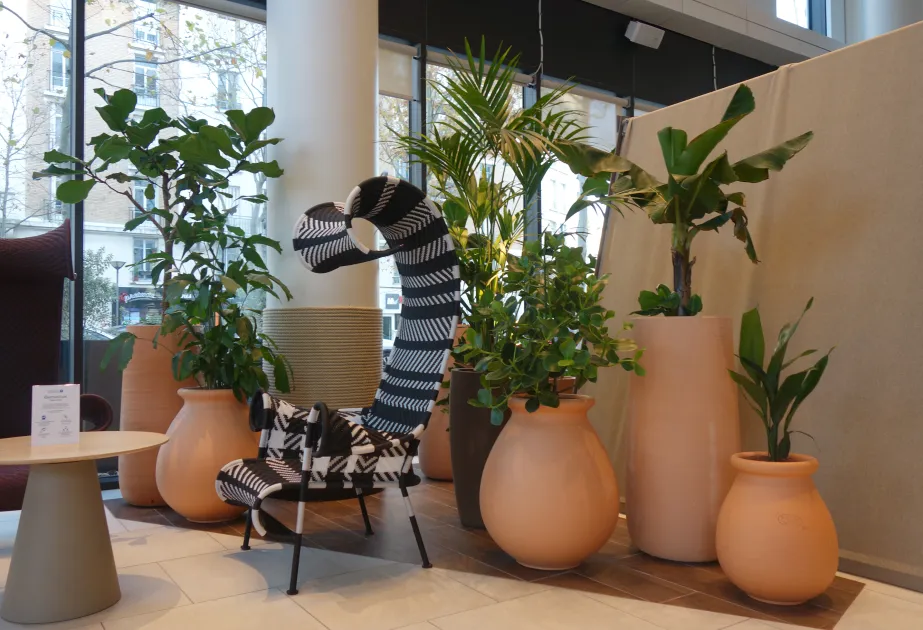 Végétalisation des espaces intérieurs Novotel - Paris Porte de Versailles