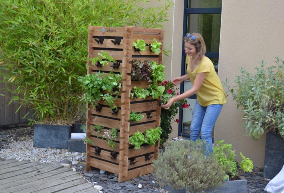 tour potagère hauteur jardin vertical