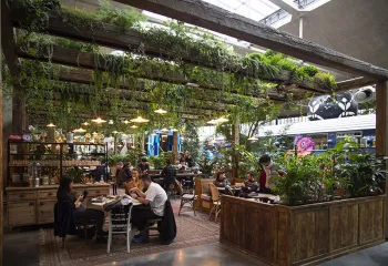 Paysage intérieur restaurant