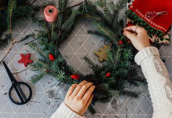 Atelier Couronne de Noël