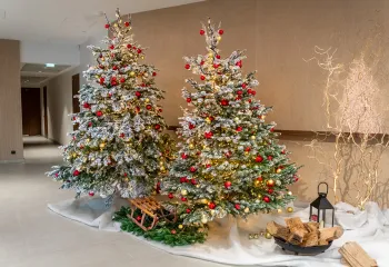 décor de noël sur mesure par les jardins de Gally