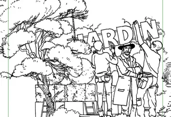 Le petit monde de Gally à colorier, dessins de Fabrice Moireau