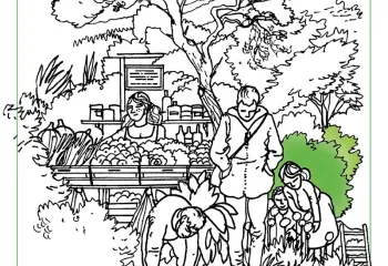 Le petit monde de Gally à colorier, dessins de Fabrice Moireau