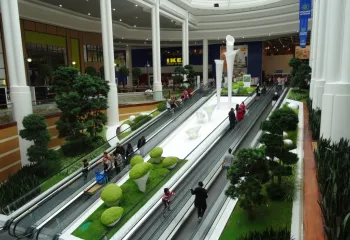 Aménagement intérieur centre commercial