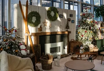 décor de noël sur mesure par les jardins de Gally
