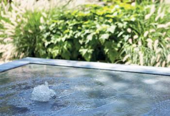 jardin particulier fontaine