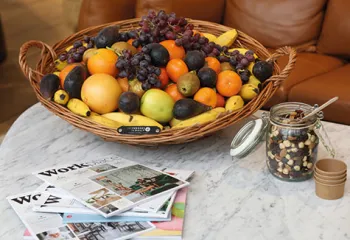 panier de fruits en entreprise