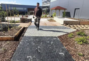 aménagement paysager showroom