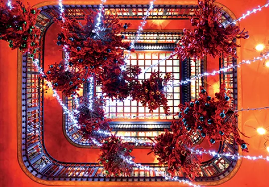 décoration noël restaurant