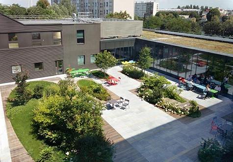 création espace vert terrasse lyon