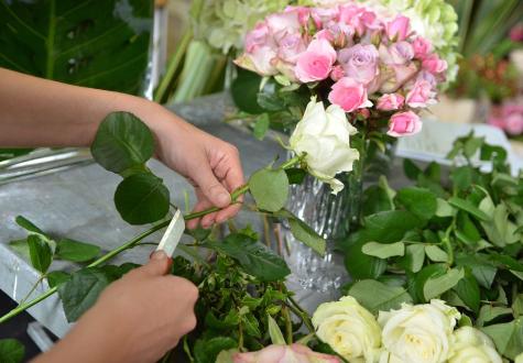 Atelier fleurs locales Maniere et Descamps