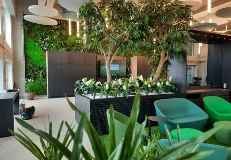 unitec cite numérique paysage d'intérieur toulouse