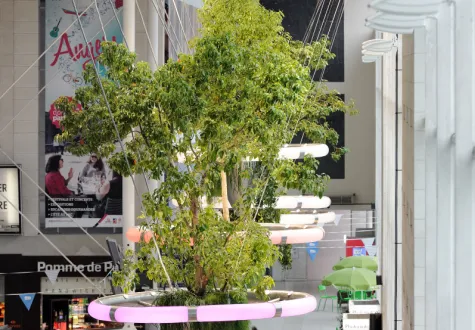 Paysage intérieur gare