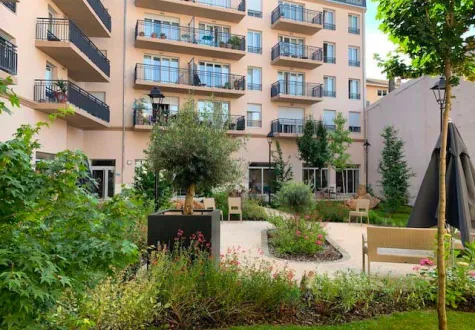 aménagement d'un jardin pour une résidence